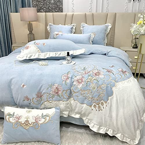 Bettlaken 180 200 Boxspringbett,4 StüCke Luxus Loong Phoenix Stickerei Rot Bettbezug Bettlaken Baumwolle Chinesischen Stil Hochzeit Bettdecke BettwäSche Set Heimtextilien,BettwäSche Im Schlafzimmer
