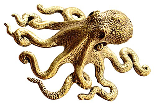 Cabilock Retro Octopus Skulptur Dekofigur Für Schreibtisch Dekorative Armige Octopus Statue Für Stilvolle Wohnräume Einzigartige Tischdekoration Für Zuhause Und Büro
