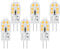 Einbaustrahler G4 LED 12V 2W Neutralweiß 4000K, G4 10W 20W Halogenlampe Ersatz, AC/DC 12V LED Stiftsockellampe Neutralweiss für Dunstabzugshaube Lampe, nicht dimmbar, 6er-Set