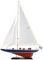 NAUTIMALL Segelboot-Dekor aus Holz, Segelboot, Yachtmodell, 48,3 cm, Endeavour Enterprise Maßstab, Replik, nautisches Dekor, Firmengeschenk, personalisiertes Geschenk (Endeavour 48,3 cm)