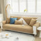 TOPCHANCES Weiche Kord Sofa Kissenbezüge - Neue rutschfeste Sofaabdeckungen 1 2 3 Sitzer Couchabdeckungen, Kord Ecke Sofa Kissen Abdeckung L Form Möbelschutz für Wohnzimmer (Leichter Kaffee 90x210cm)