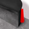 Battiscopa in PVC Adesivo, 10cm x 10m Copri Battiscopa Adesivo, Morbido Profilo Angolare PVC, Profili in PVC Copri Battiscopa Decorativi per Cucina e Bagno,Soggiorno, Officio (Nero)