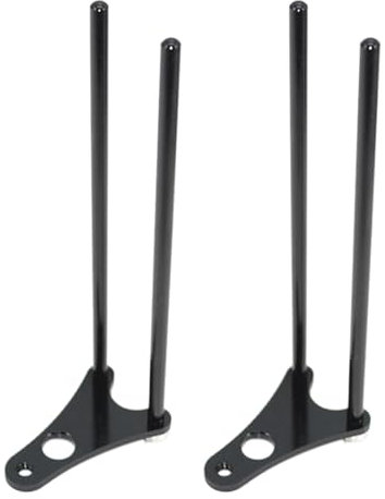 Bcowtte 2X Karpfenangeln Snag Bars Aluminiumlegierung für Bissanzeiger Winddicht Anti Falling Snag Bar Karpfenangeln Gerät