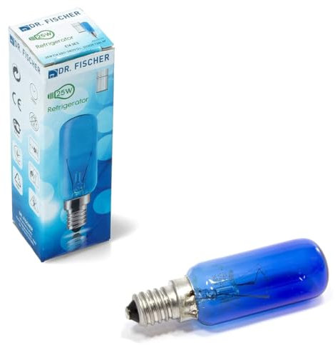 Aspares for Bosch Fridge Freezer Refrigerator Lamp Bulb for 25W E14 SES Blue 612235 00612235