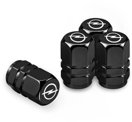 4 Stück Auto Ventilkappen für Opel Corsa, Autoventil Kappe Auto Reifenventil Kappe Staubkappen Zubehör für Autoreifen Reifenventilkappen