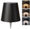 WOKWOYIO Wireless Bottle Lamp, Wireless Lamps Rechargeable, Touch Control Stepless Dimming 3 Color Temperatures Bottle Lamp Kit Lampshade for Bar,Restaurant，Room Decor