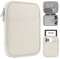 HoYiXi Funda Portátil 7-8 Pulgadas Tablet For Fire HD 8/Fire HD 8 Plus Compatible iPad Mini (6th Gen) 8.3 2021, iPad Mini 5/4/3/2/1,Tab A8, 7-8 Android Tablet Sleeve Case -Blanco