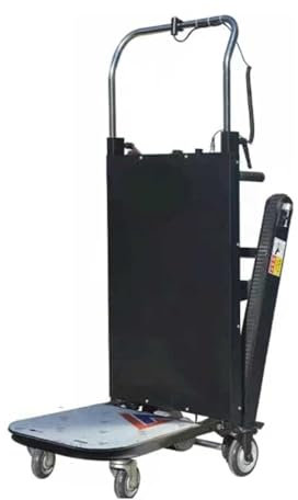 UYSELA Elektrische Treppensteiger-Handkarren, Elektrische Sackkarre mit 48V48AH Abnehmbarer Akku, 500 W Motor, Arbeitssparend und Bequem, Tragfähigkeit 250kg