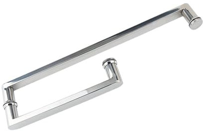 Robuster Türgriff für Duschkabine, Edelstahl, Ersatzgriff, 385 x 185 mm Teilung
