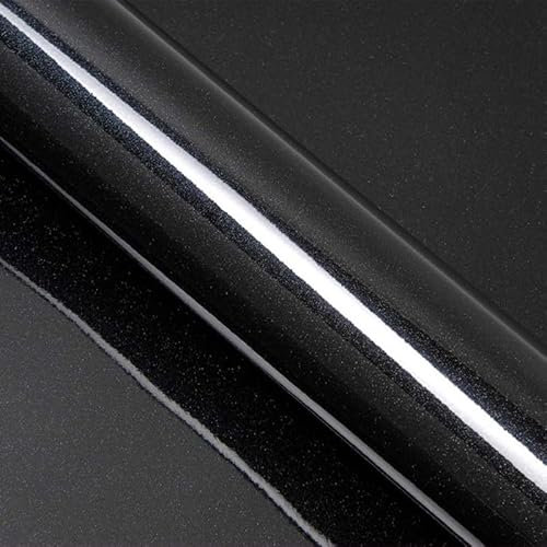 DIMEXACT - Covering Noir pailleté Brillant pour Toutes Surfaces - Haute Finition - 152 cm x 2 m - en Rouleau
