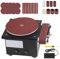 6 Inch Electric Bench Grinder Sander, 3-in-1 Mini Sander Belt Grinder with 26 Sanding Discs, 7 Speed Adjustable Electric Sanding Polishing Grinding Machine for Metal, Wood, Aluminum