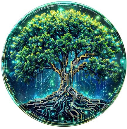 Jigfoxy Puzzle in legno per adulti, albero della vita, puzzle unico in legno, per la famiglia e gli amici, L-34 x 34 cm, 275 pezzi