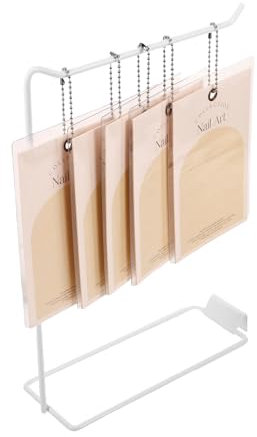 NIYANGLE Nail Art Display Holder Press Display Cards Stand Nail Stand for Press Fashionable Holder
