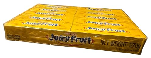 Wrigley‘s Juicy Fruit Kaugummi - 20 Packungen - 20x 5 Streifen - 100 Stück