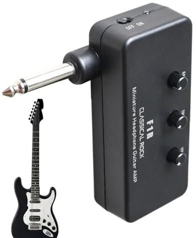Amplificatore Da Chitarra Elettronici Piccoli e Portatili | Amplificatore ad Effetto Pulito per Studio in Casa per Lezioni di Musica Casa Viaggio Spettacolo Interno Esterno Adulti