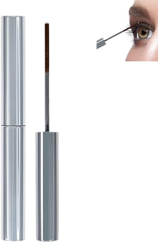 Faccelove's Ironeye Mascara, Facelove Iron Eye Mascara, Iron Wand Mas-cara, Natürliche, verlängernde und pflegende, Waterproof, Long-Lasting And Smudge-Free (Braun)