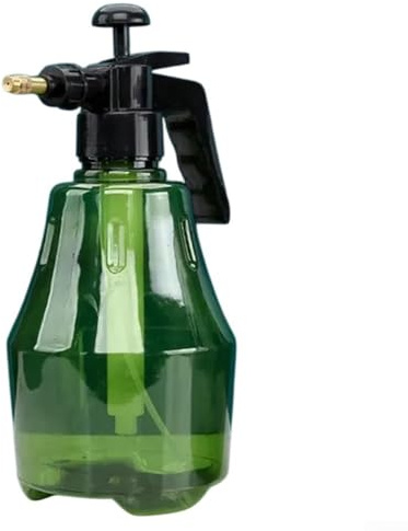 Pulvérisateur manuel à pression de 1,5 l pour balcons, herbes culinaires, plateaux de miettes de grille-pain, boucles de ceinture de sécurité et saupoudrage de feuilles de plantes ZZ avec résine PET