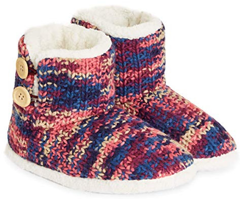 CityComnfort Pantofole Donna Invernali a Stivaletto Antiscivolo Morbide e Calde (36-37, Viola, numeric_36)