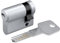 BASI | BM Schließzylinder | gleichschließend und frei kombinierbar | Viele Längen verfügbar | Wendeschlüssel | Profilzylinder für Haus und Wohnung | Halbzylinder A:10 mm B:60 mm