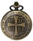 JewelryWe Taschenuhr Herren Vintage Religiös Christian Kreuz Analog Quarz Uhr mit Halskette Kette Uhranhänger Pocket Watch