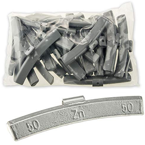 Stix förpackning med 25 slagvikter balansvikter zink för aluminiumflugor, aluminiumfälgar, balanserande vikter.