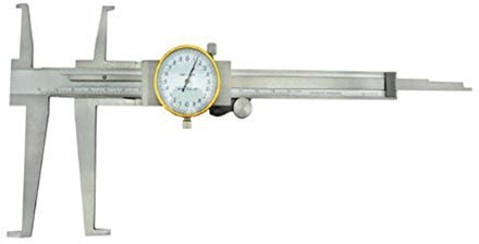 Messschieber, 9-150MM Messschieber Mit Langem Maul, Innennut Messschieber Mit Messscheibe Für Öffnung Des Messteils Und Durchmesser Der Innennut