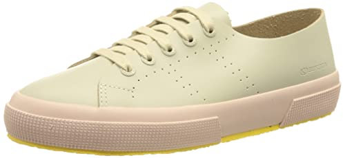 SUPERGA 2750 Morphing Mule Leder, Schnürschuhe Unisex für Erwachsene, Ecru F Pink Skin, 37 EU