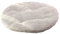 JLWM Sitzkissen Einfarbig Baumwolle Leinen-, Sitzauflage Dünn Stuhlkissen Mit Riemen Für Zuhause Küche Essensstuhl Schemel Runden-Beige-Durchmesser-45cm