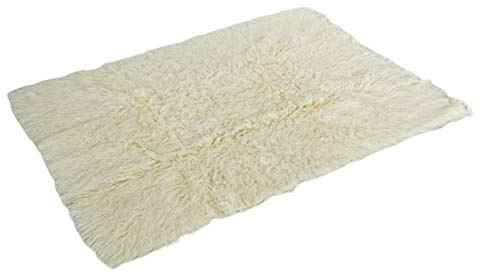 Mr.Ghorbani Athen Teppich Flokati ca 200 x 060 cm Hirtenteppich Fell Schafsfell Läufer Bodenbeleg