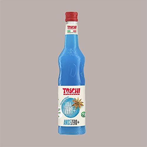 Lucgel Srl 740 gr TOSCHI ANICE ZERO + Kalorien Zuckerfreier Sirup für Gelato Granita Cocktail