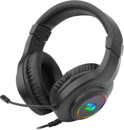 Redragon Hylas H260 RGB Gaming Headphones, High Definition Audio + Powerful Bass, Gaming Headphones, Large Ear Pads, PC Function, Black