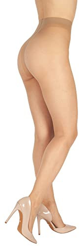 BANANALU 8 Collant elastici ultra trasparenti per l'estate, neutro, XL