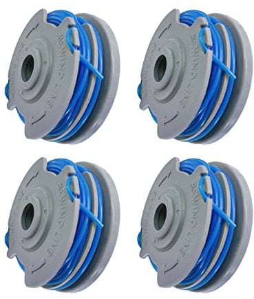 CDIYTOOL String Trimmer Spool Line for Flymo FL289, 1.65mm 10m Autofeed Spool Line for Flymo FL289 RLT5030S, Double Line String Trimmer Weed Eater Spools Line (4)