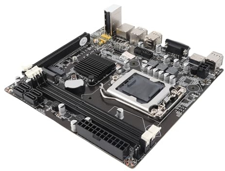 VBESTLIFE Gaming-Motherboard, PCIe 16X DDR3-Speicher, VGA-HD-Port, Mehrphasige Stromversorgung, SATA3.0, LGA1155, ATX B75A, Computer-Motherboard, 100 M Netzwerk
