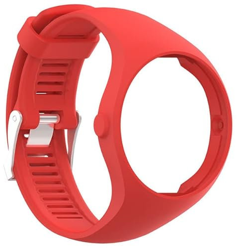 Muovrto Armband für Polar M200,Silikon Uhrenarmband Smartwatch Ersatzarmbänder (Rot)