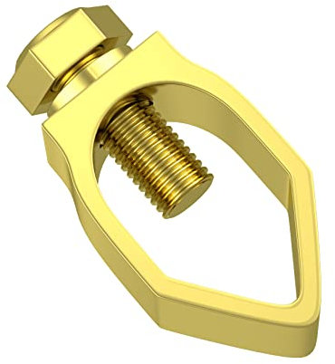 Nucraft Ø14.2mm Messing Erdungsklemme Verbinder für Blitzschutz Klemme Geeignet16-70mm²
