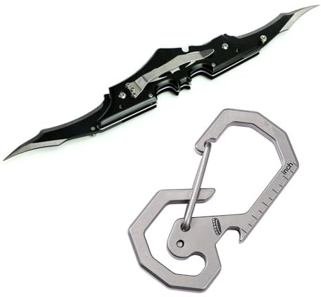 Hunting Pocket Outdoor Bat EDC Tool Double Edge combat supplies, camping, field