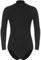 Zaldita Herren Bodysuit Overall Rollkragen Sportbody Langarm Tank Top Trikot Body Overall Catsuit Unterhemd Training Gymnastik Schwarz L