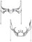 Scnvsi Cyber-Punk-Maske, Unisex-Kostümmaske, Metall, modisch, Punk, Silber, Feiertage, individuelles Schmuckzubehör für Männer, Frauen, Erwachsene