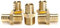 3/4 x 1/2 PEX Male NPT Thread Adapter - Crimp Fitting 5 in Pack