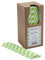 8 Inch 6mm Bore Paper Straw - Green & White Striped Pk 250
