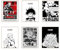 Ouroboros Art & Design - JJK Sorcery Showdown: Jujutsu Kaisen Anime-Poster-Set – Manga-Kunst – Anime-Poster – Yuji Itadori – Gojo Satoru – 6 Stück – 20,3 x 25,4 cm – ungerahmt