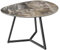 Riess Ambiente Moderner Couchtisch Marvelous 70cm Taupe schwarz Metall Marmor Keramik Made in Italy Wohnzimmer, eleganter Beistelltisch in Marmoroptik