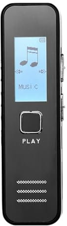 Paociuro Enregistreur Vocal Numérique Stylo D'Enregistrement Audio Dictaphone Lecteur MP3 USB pour Réunion Enregistrement Continu sans Mémoire