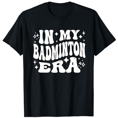 In My Badminton Era - Lustiger Federball T-Shirt