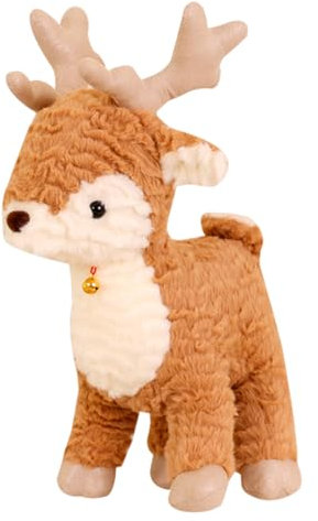 Weihnachten Ornamente Dekorationen Rentier Weihnachts baum Ornamente Hirsch Plüsch Spielzeug Weihnachten Geschenke Weiche Weihnachts spielzeug Weihnachts spielzeug Weihnachts feier Zubehör (Stil A)