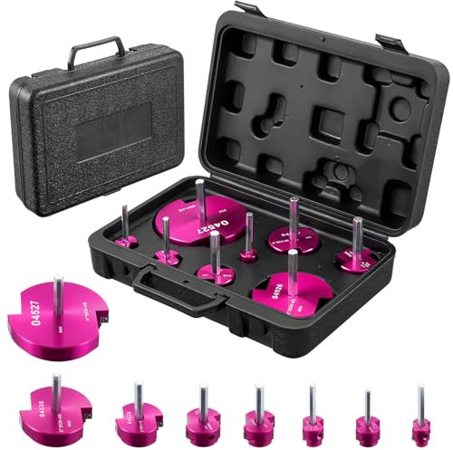 PVC Pipe Reamer, 8 Sizes PVC Pipe Reamer Kit, Hard Alloy PPR Plastic Pipe Reamer Tool, Suitable for 1/2 Inch PVC Drill