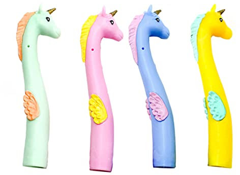 4 Stück Einhorn Fingerpuppen für Babys Raupe Plüsch Puppen für Kinder interaktives Spielzeug Unicorn Toys for schöne Fingerpuppenstütze Fingerpuppe für Kinder CIYODO