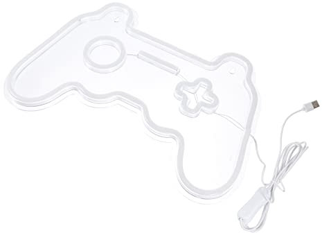 ORFOFE 1stück Gaming Controller Neon Licht Dekorative Lampe Für Schlafzimmer Bar Und Usb Betrieben Langlebig Und Für Gamer Und Fans
