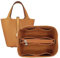 Taschen-Organizer, gefütterte Aufbewahrungstasche, Beutel-Aufbewahrungseinsatz, tragbare Kosmetiktasche for Hermes Picotin 18/22/26(Brown B,Picotin 18)